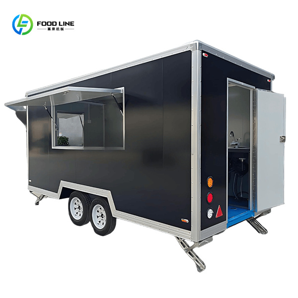 BBQ food truck trailer