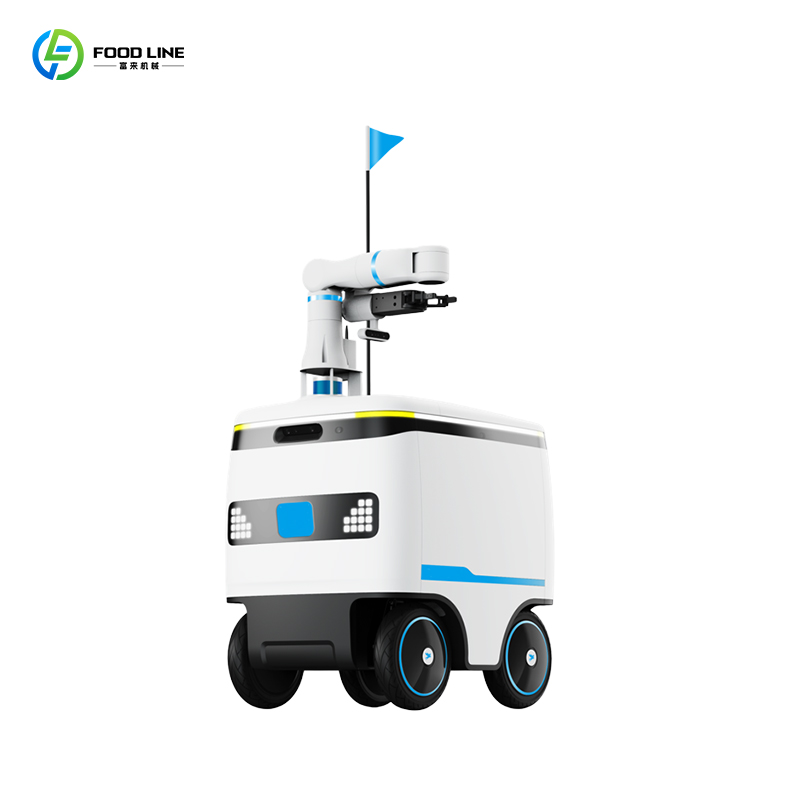 autonomous outdoor food delivery robot