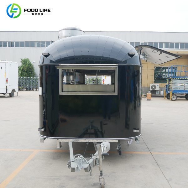 compact food truck with back window