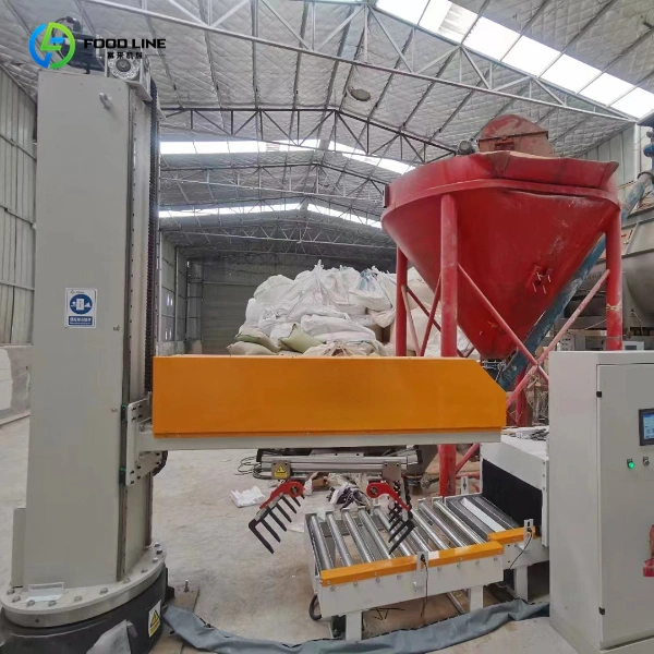 automatic bag palletizer for flour powder packing