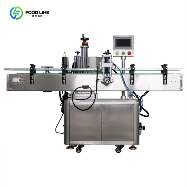 automatic label applicator for bottles