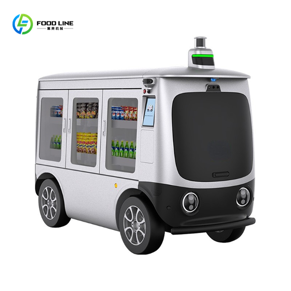 intellignet robot autonomous vehicle vending machine