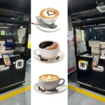 commercial coffee robot vending machine