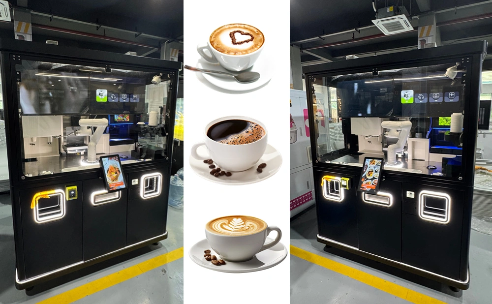 commercial coffee robot vending machine