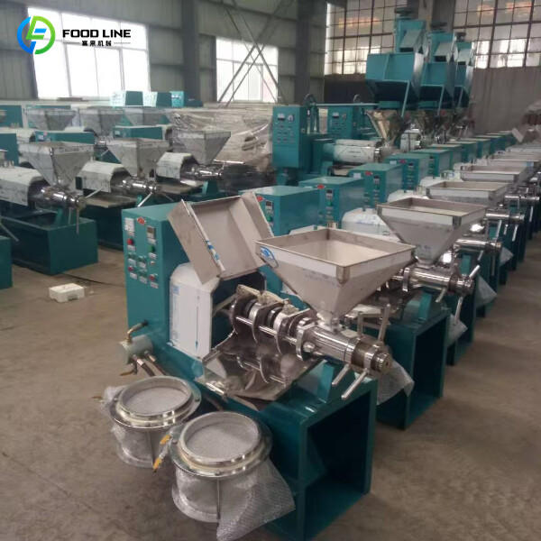 commercial oil making machine in the factory