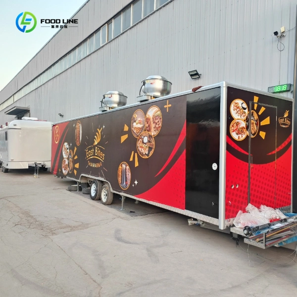 custom street food trailer 1050f