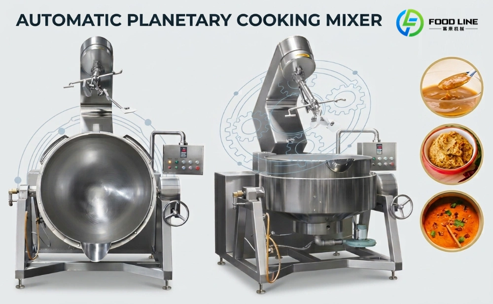 foodline planetary automatic cooking mixer machine