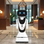 impress your customers with interactive receptionist robot
