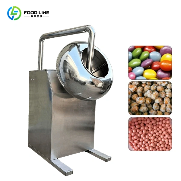 peanut coating chocolate coating machine