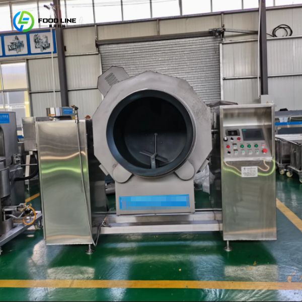 rotating automatic cooking mixer for industrial use