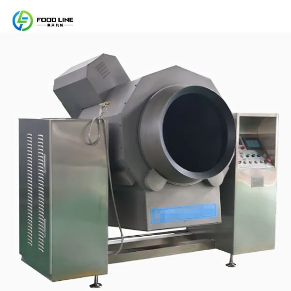 rotating stir fry machine for industrial use