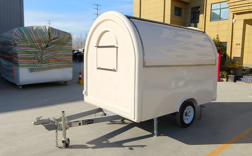 round food trailer small food cart trailer