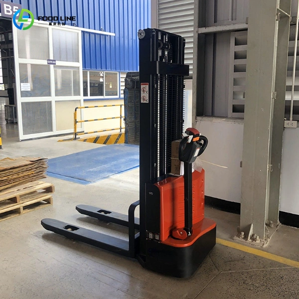 semi electric pallet stacker for warehouse