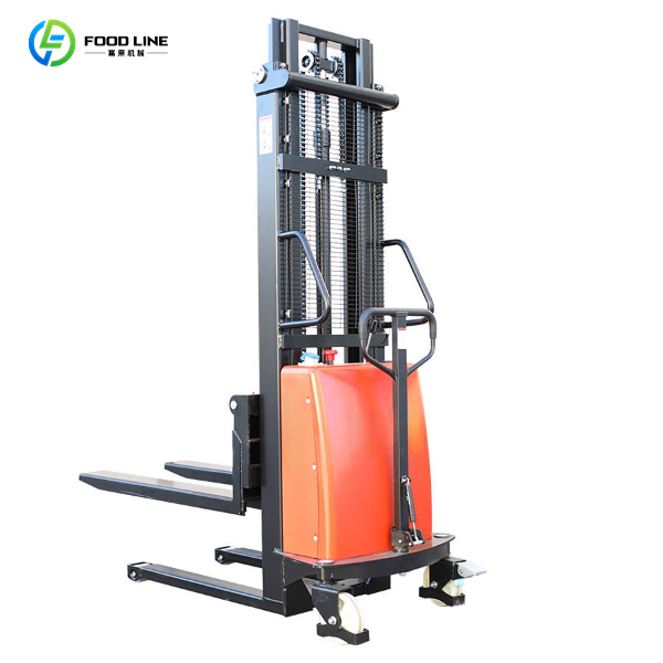 semi electric pallet stacker