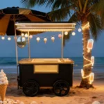 Commercial Ice Cream Cart with Freezer for Sale small commercial ice cream cart with freezer