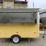 small hot dog concession food trailer