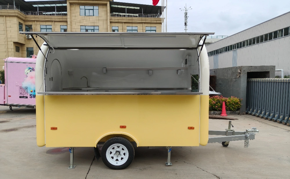 small hot dog concession food trailer