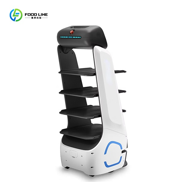 smart self driving delivery robot for hotel