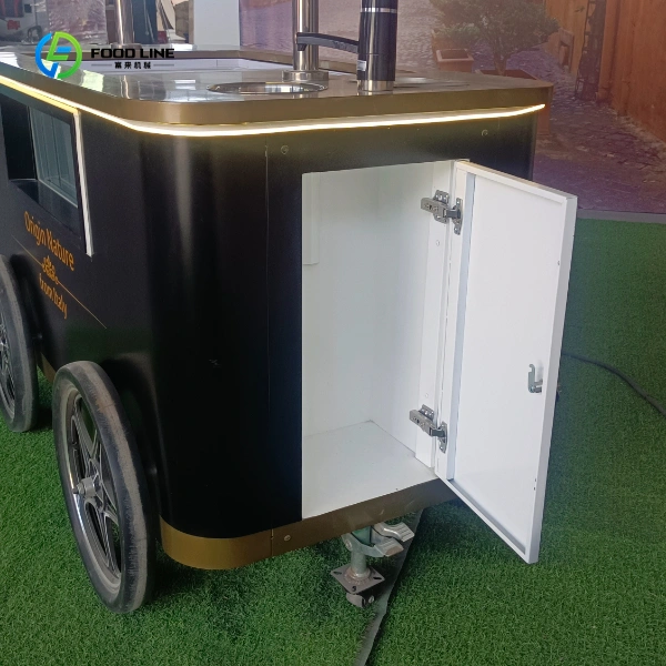 storage cabinet in the cart