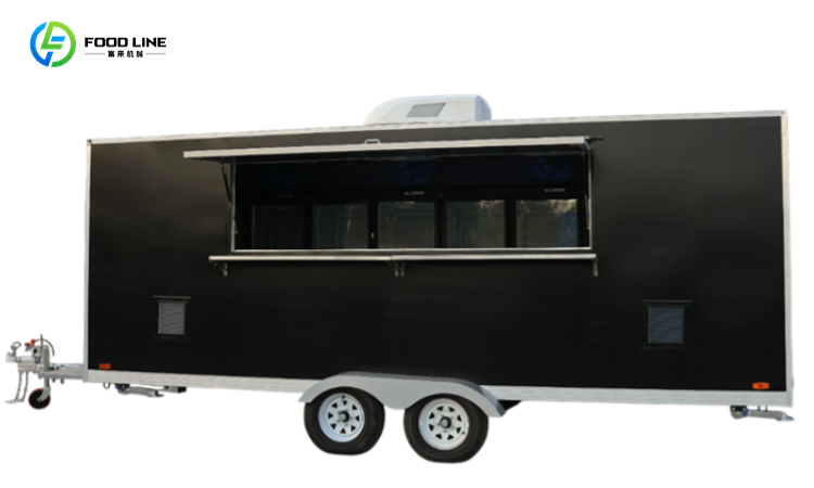 food trailer food truck large model