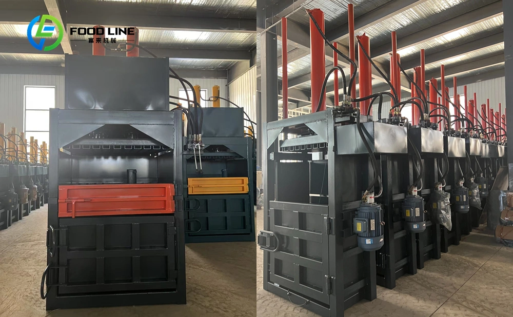 8t-120t vertical hydraulic baler