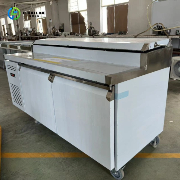 commercial pizza fridge