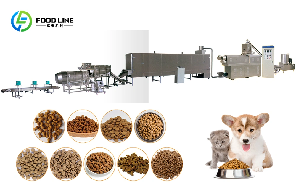 fully automatic pet food production line