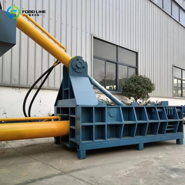 hydraulic baling press machine for scrap metals