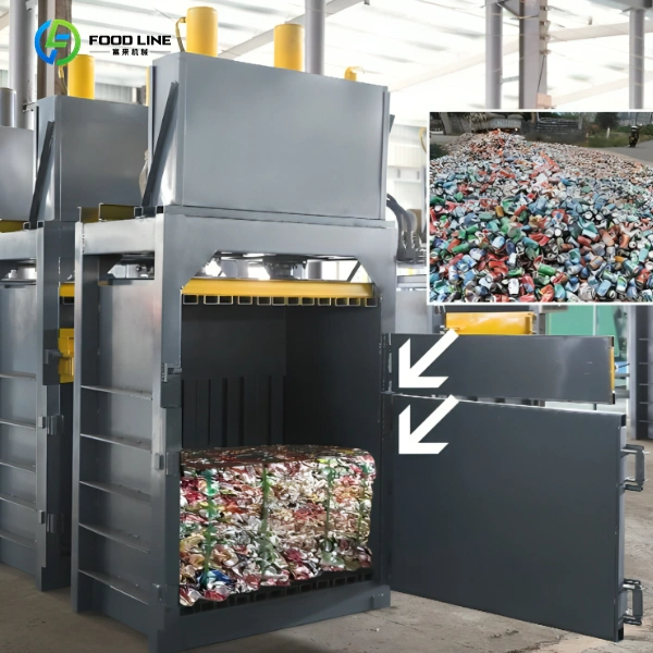 hydraulic cans baling press