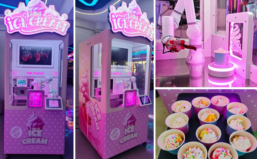ice cream robot vending machine