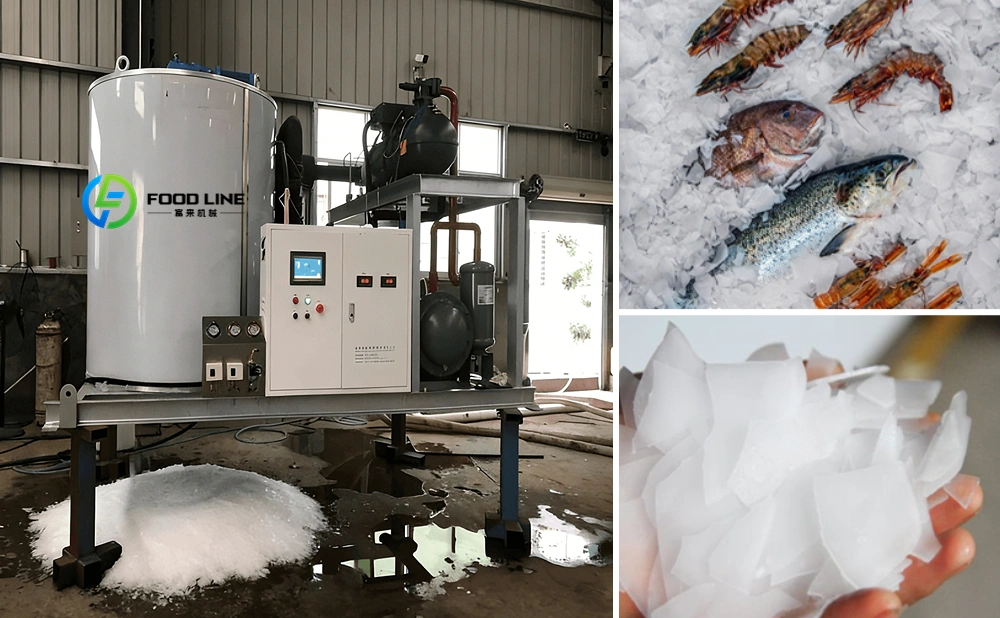 industrial flake ice machine 5 tons