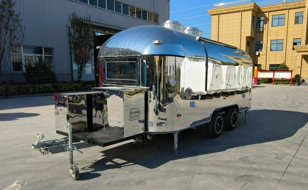 mirror ice cream food trailer for sale