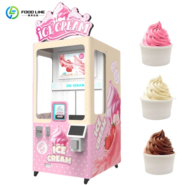 robot ice cream vending machine for sale