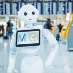 robots in airports uses