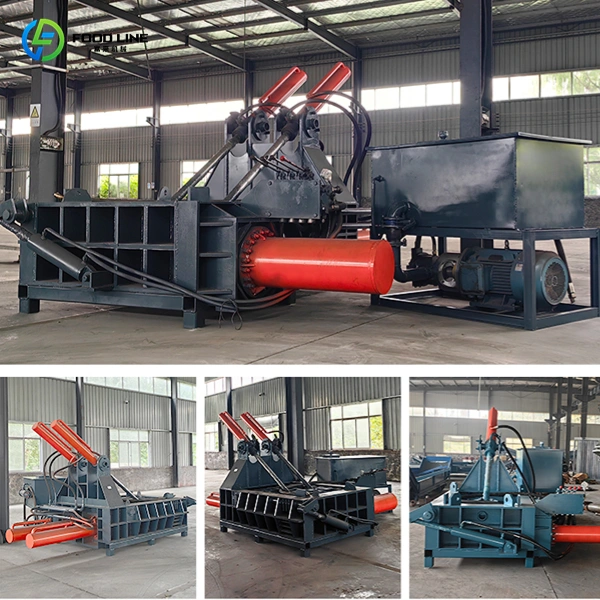 scrap metal baler details