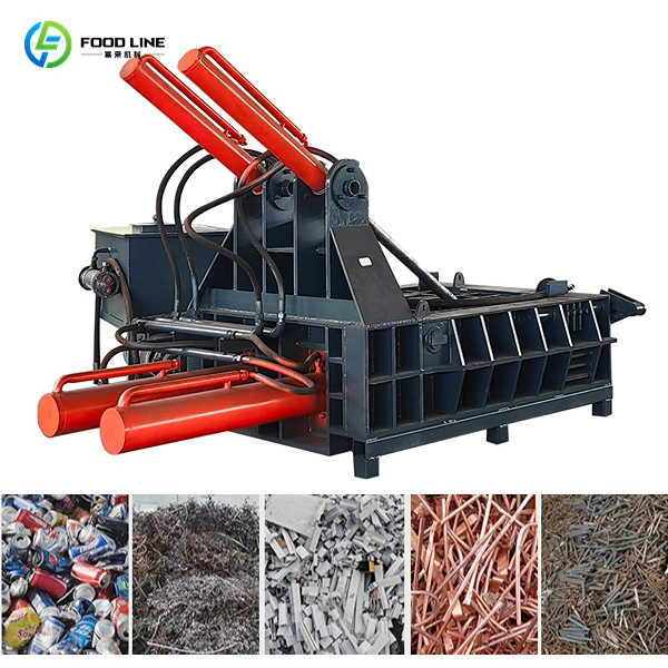 scrap metal baler for recycling