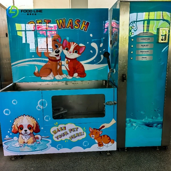 self service dog washing station