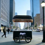 small ice cream freezer cart for sale