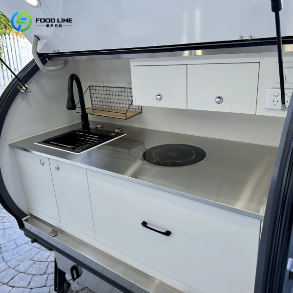teardrop trailer with sink