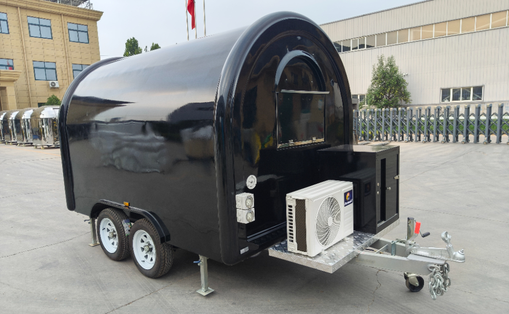 towing round food trailer for sale
