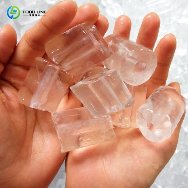transparent edible ice