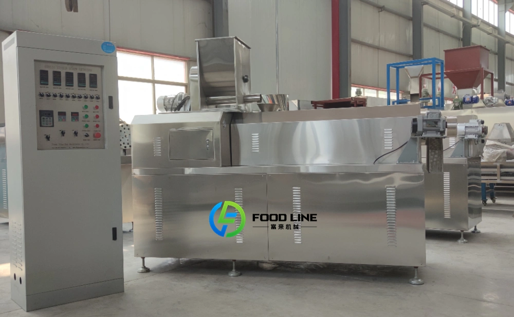 twin screw extruder machine for pet food snack food extrusion