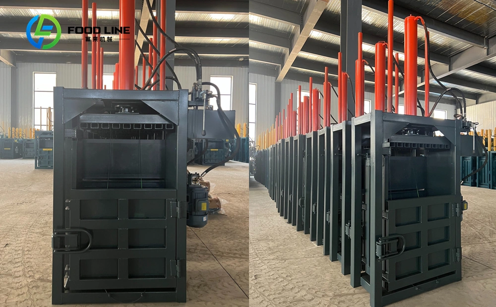 vertical hydraulic baling press machine for sale