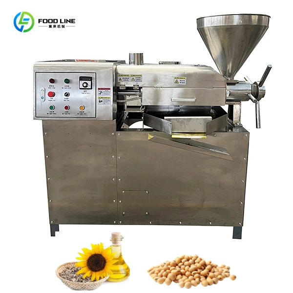 120kg/h compact oil screw press machine