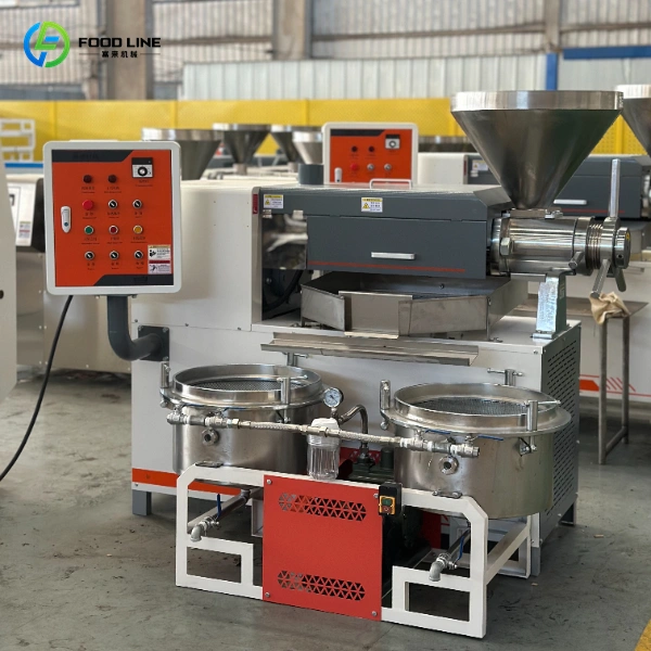 400kg screw oil press machine with vacuum oil filter