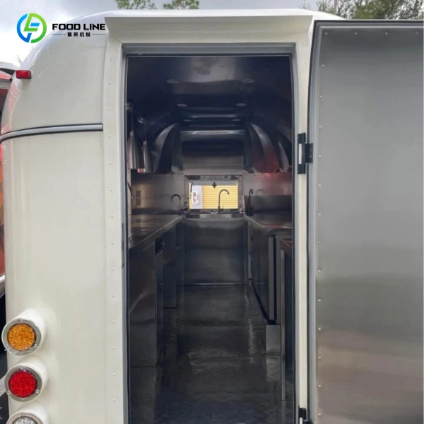 food trailer rear door interior