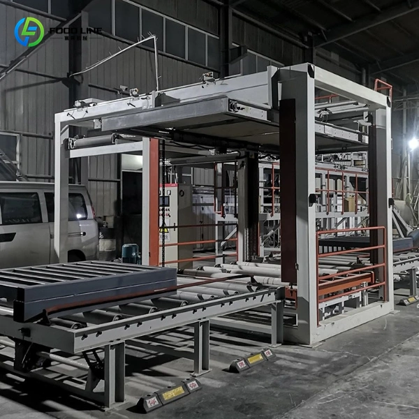 high level palletizer plate palletizer