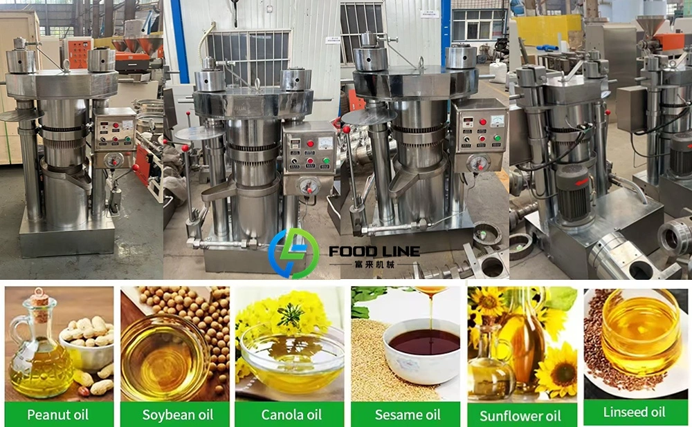 hydraulic cold press oil machine for cooking oil press
