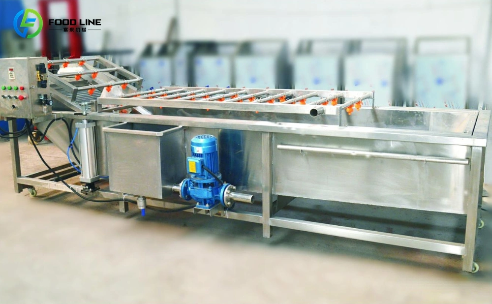 industrial vegetable washing machine bubble washer machine