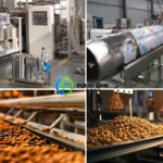 100-150KG/H Dog Food Production Line Delivered to Poland pet dog food production line